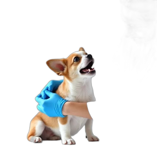 staff, animal, jacket, umbrella, 3d render, concept art, photorealistic, blue transparent PNG cut-out
