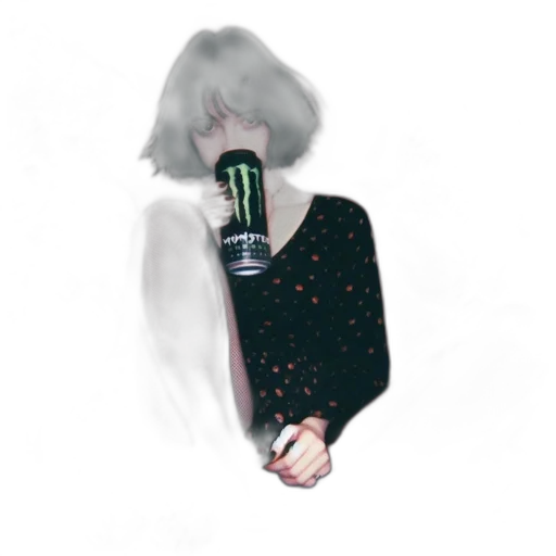 bottle, jacket, dress, robot, pixel art, vaporwave, watercolor, photorealistic transparent PNG cut-out