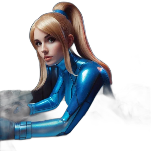 robot, face, staff, concept art, comic book art, fantasy art, 3d render, blue transparent PNG cut-out