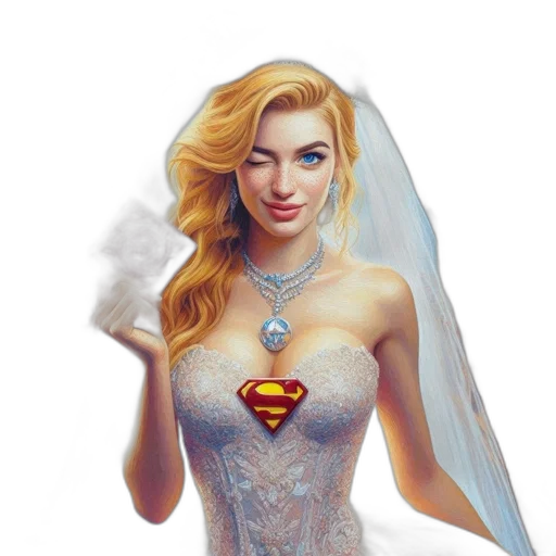 jewelry, dress, fantasy art, comic book art, concept art, pixel art, woman, white transparent PNG cut-out
