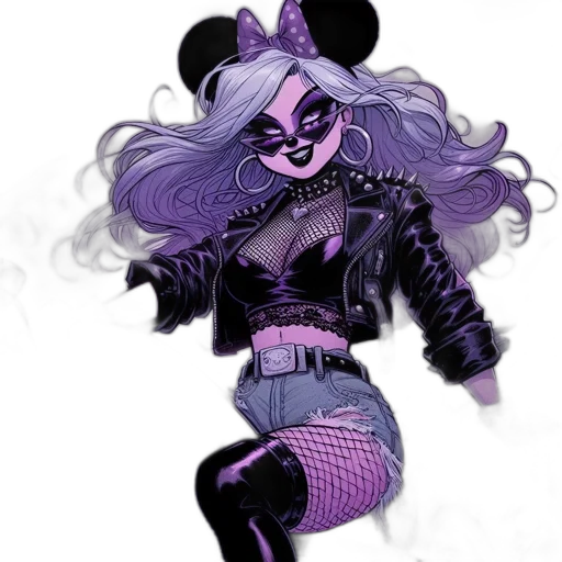 jacket, mask, comic book art, cartoon, concept art, cyberpunk, dark, monochrome transparent PNG cut-out