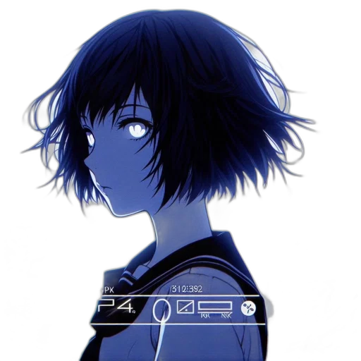 face, robot, mask, jacket, anime, concept art, pixel art, photorealistic transparent PNG cut-out
