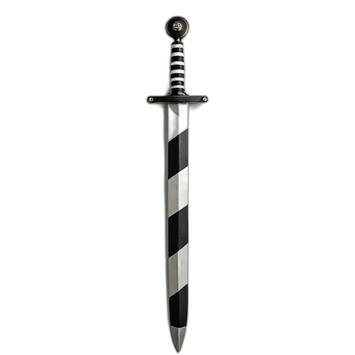 sword, staff, weapon, jewelry, 3d render, close-up, image, black transparent PNG cut-out