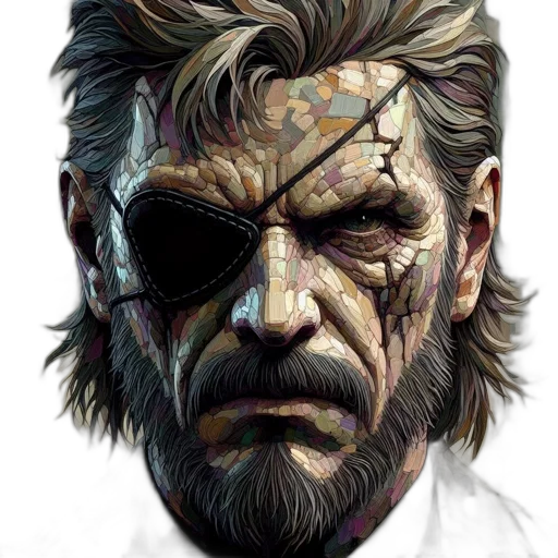 face, mask, comic book art, concept art, cyberpunk, fantasy art, abstract, portrait transparent PNG cut-out