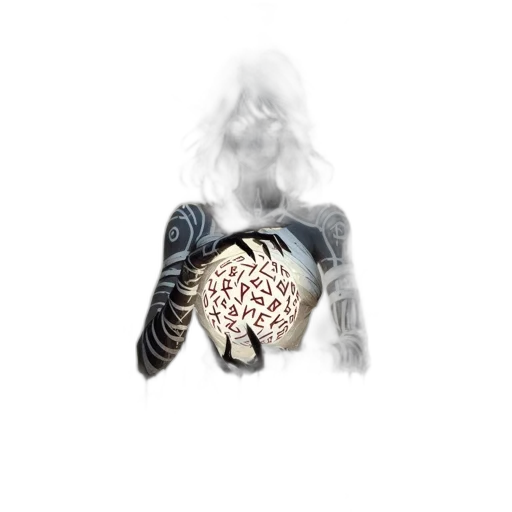 robot, mask, jacket, crown, concept art, 3d render, photorealistic, fog transparent PNG cut-out