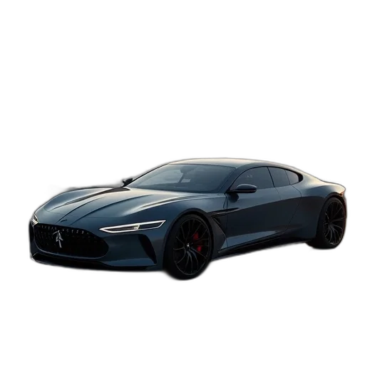 car, 3d render, photorealistic, concept art, new, masera, flagship transparent PNG cut-out