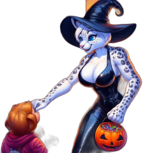 concept art, fantasy art, pixel art, cartoon, fire, during, halloween, cat transparent PNG cut-out