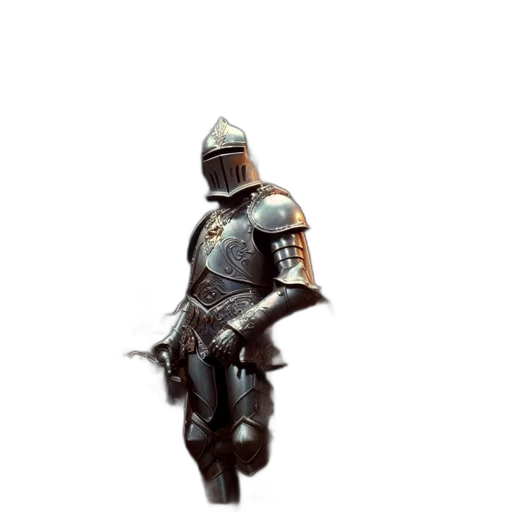 sword, staff, weapon, robot, 3d render, concept art, fantasy art, photorealistic transparent PNG cut-out