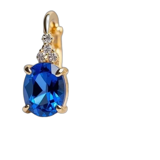 jewelry, crown, blue, tanzane transparent PNG cut-out