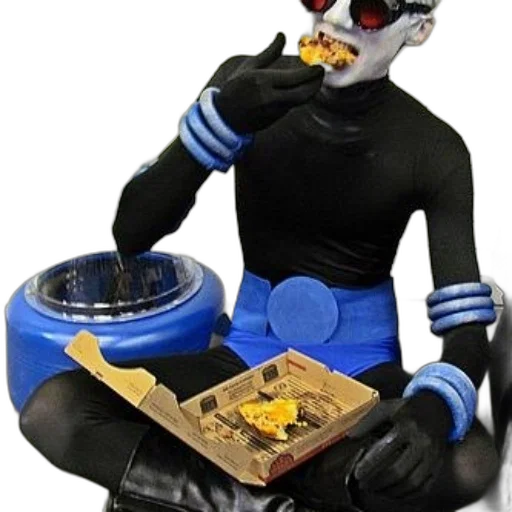 robot, food, mask, creature, concept art, 3d render, comic book art, outer space transparent PNG cut-out