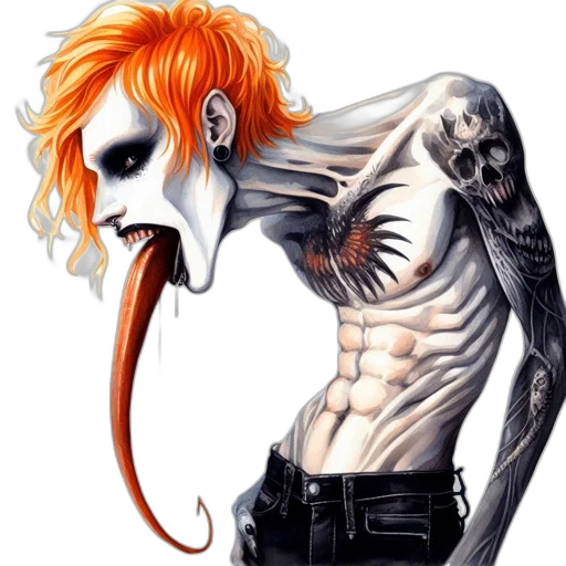 creature, animal, comic book art, concept art, cartoon, photorealistic, illustrated, male transparent PNG cut-out