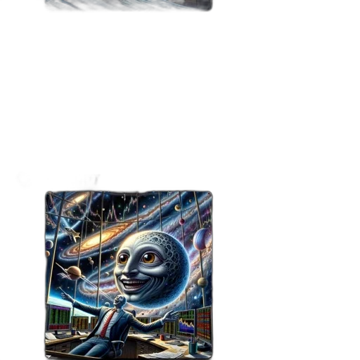 concept art, fantasy art, photorealistic, cyberpunk, outer space, blue, conversation, labelled transparent PNG cut-out