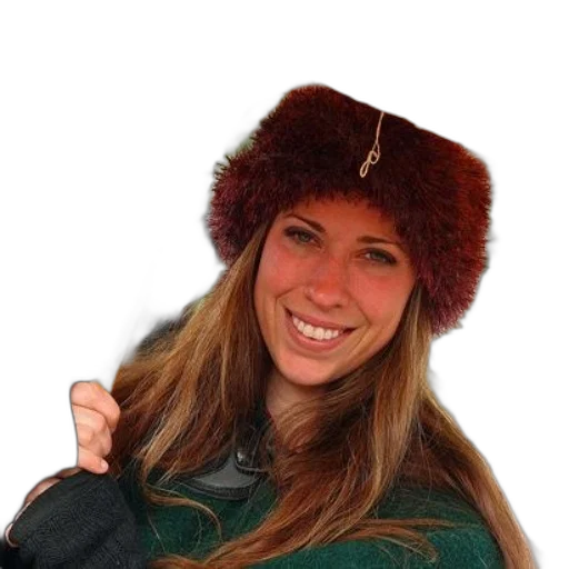 hat, staff, jacket, crown, photorealistic, woman, long, brown transparent PNG cut-out