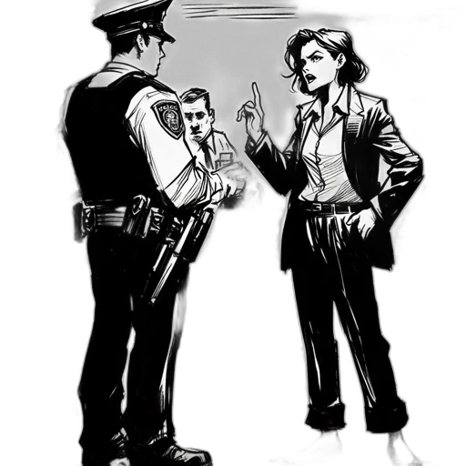 staff, weapon, comic book art, concept art, cartoon, pencil sketch, fire, city street transparent PNG cut-out
