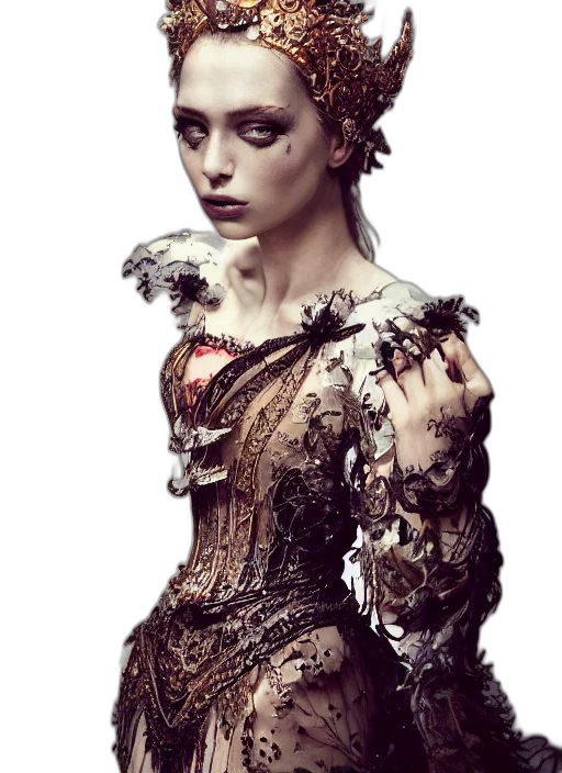dress, jewelry, crown, mask transparent PNG cut-out
