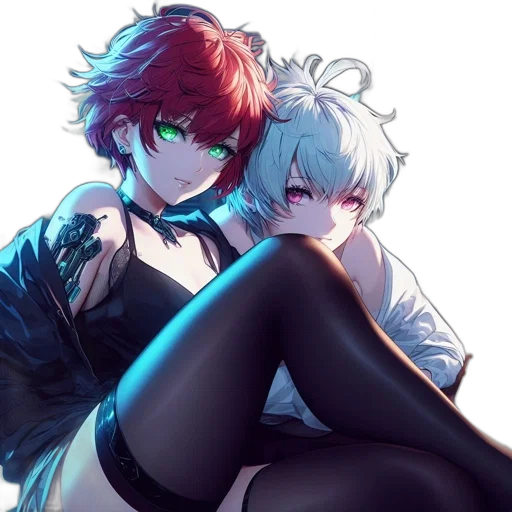 anime, pixel art, concept art, cyberpunk, neon lights, fire, dark, blue transparent PNG cut-out