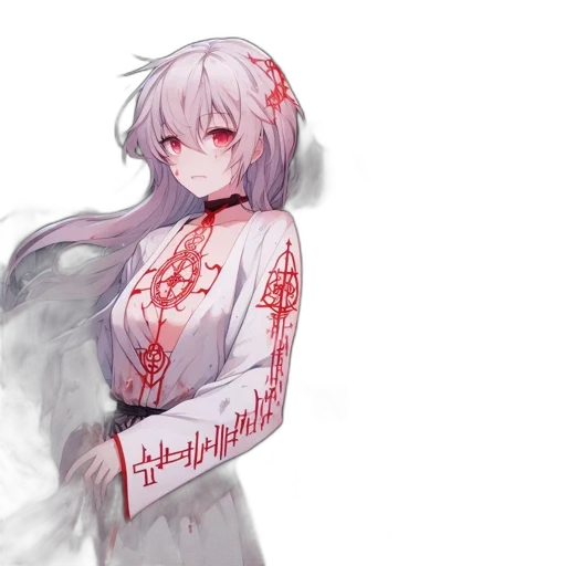 dress, dragon, staff, sword, concept art, fantasy art, pixel art, anime transparent PNG cut-out