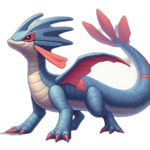 dragon, creature, animal, weapon, concept art, 3d render, fantasy art, pixel art transparent PNG cut-out