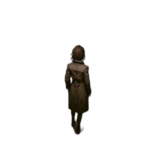 dress, jacket, robot, staff, pixel art, concept art, 3d render, photorealistic transparent PNG cut-out