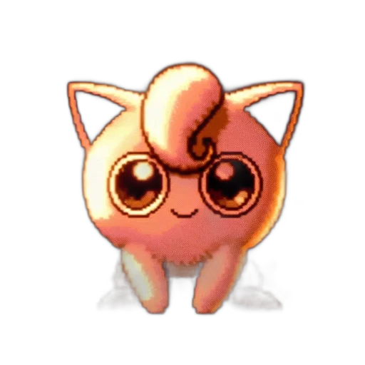 animal, creature, staff, mask, concept art, 3d render, pixel art, watercolor transparent PNG cut-out