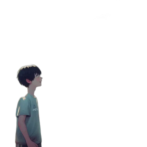robot, face, creature, umbrella, anime, vaporwave, 3d render, pixel art transparent PNG cut-out