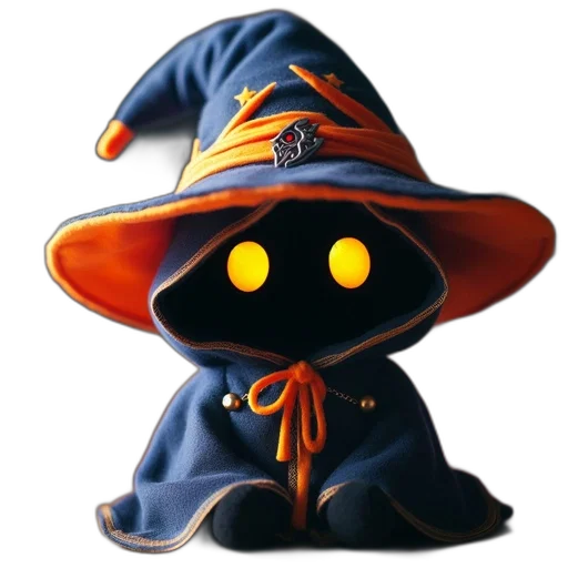 hat, staff, mask, creature, fantasy art, concept art, pixel art, 3d render transparent PNG cut-out