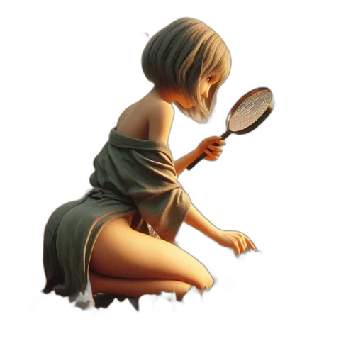 dress, hair, face, staff, concept art, photorealistic, oil painting, fantasy art transparent PNG cut-out