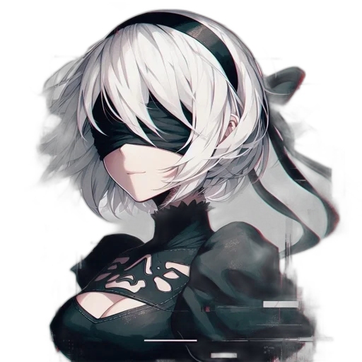 mask, face, weapon, robot, anime, pixel art, cyberpunk, concept art transparent PNG cut-out