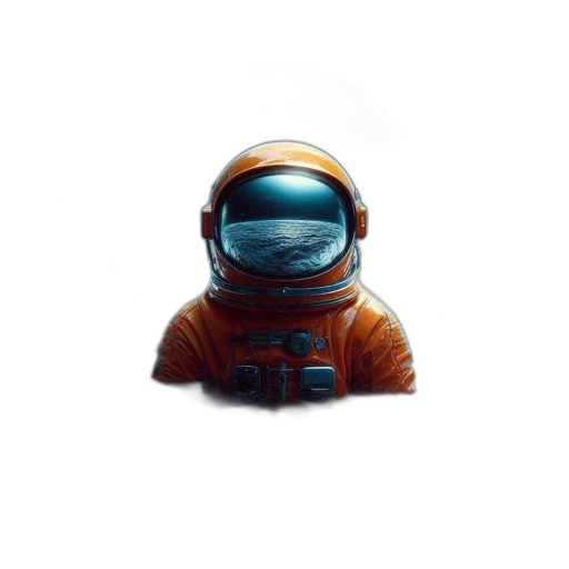 jacket, robot, face, mask, pixel art, concept art, 3d render, photorealistic transparent PNG cut-out
