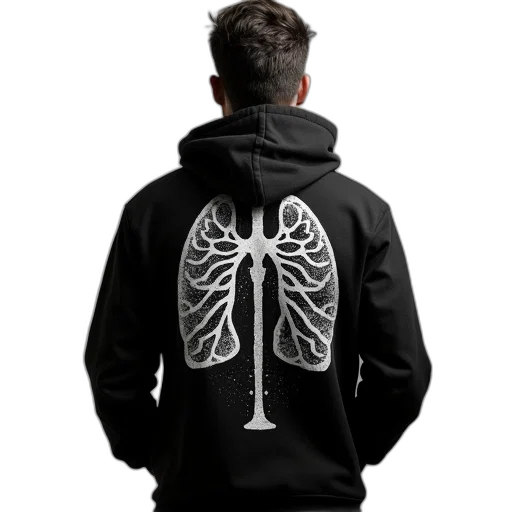 jacket, umbrella, cyberpunk, concept art, 3d render, photorealistic, man, wearing transparent PNG cut-out