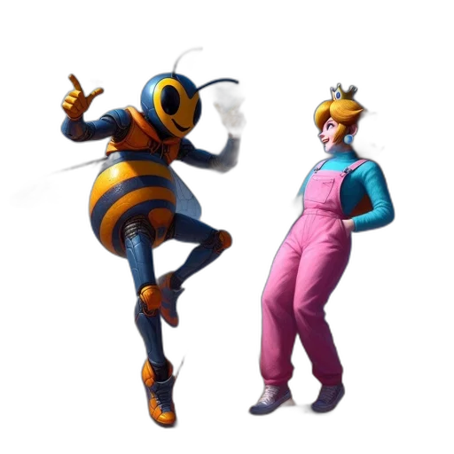 robot, jacket, creature, animal, concept art, pixel art, 3d render, fantasy art transparent PNG cut-out