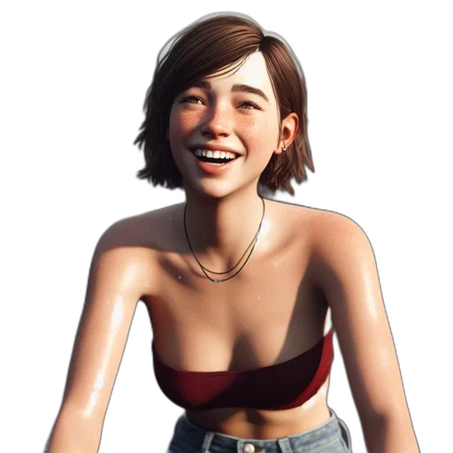 face, dress, robot, jacket, concept art, photorealistic, cartoon, 3d render transparent PNG cut-out