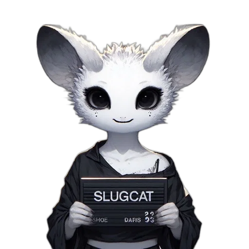 jacket, staff, 3d render, concept art, anthropomorphic, animal-like, creature, holds transparent PNG cut-out