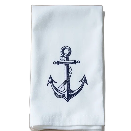 anchor, pocket, towel, perfect transparent PNG cut-out