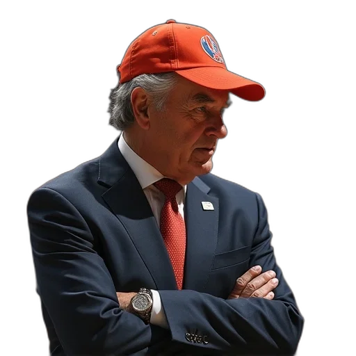 hat, staff, jacket, basketball transparent PNG cut-out