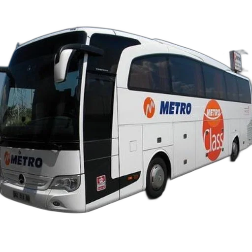 3d render, white, bus, metro, class, logos, parked, outdoors transparent PNG cut-out