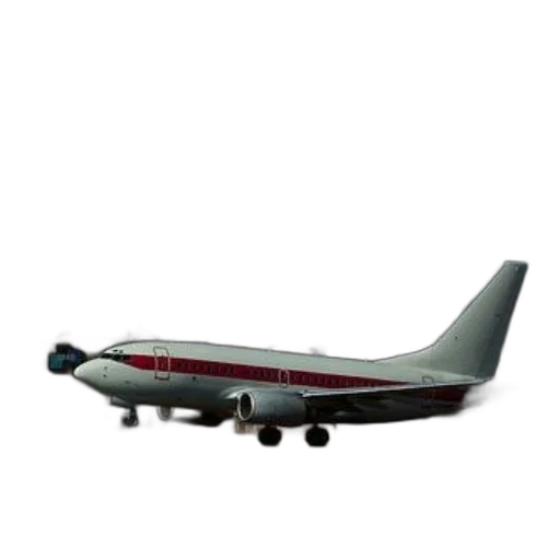staff, 3d render, photorealistic, concept art, white, airplane, red, accents transparent PNG cut-out