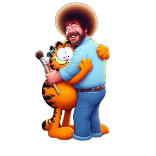 animal, staff, hat, cartoon, concept art, 3d render, pixel art, serene transparent PNG cut-out