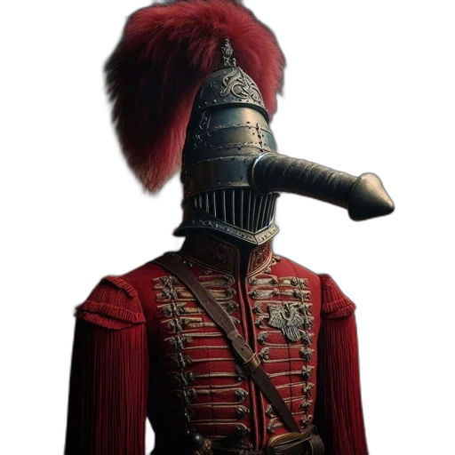 staff, sword, hat, mask, concept art, 3d render, fantasy art, photorealistic transparent PNG cut-out