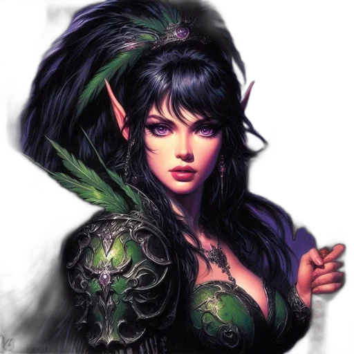 dragon, face, dress, jewelry, fantasy art, photorealistic, concept art, comic book art transparent PNG cut-out