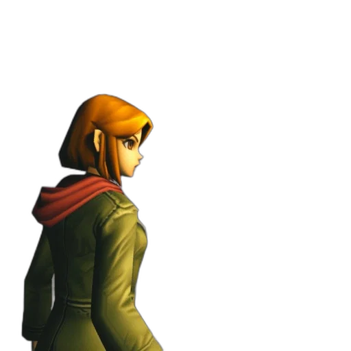jacket, staff, mask, weapon, concept art, 3d render, pixel art, comic book art transparent PNG cut-out