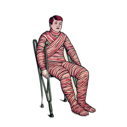 furniture, dress, staff, robot, concept art, comic book art, vaporwave, cartoon transparent PNG cut-out