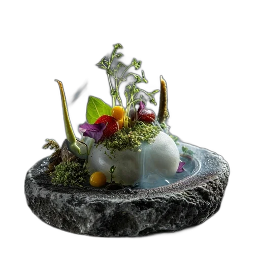 food, crown, staff, jewelry, 3d render, photorealistic, concept art, underwater transparent PNG cut-out