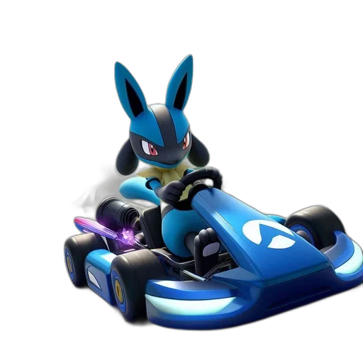 car, animal, shoes, weapon, 3d render, concept art, vaporwave, photorealistic transparent PNG cut-out