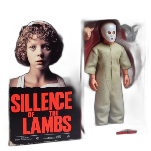promotional, box, silence, lambs, shows, girl, person, white transparent PNG cut-out