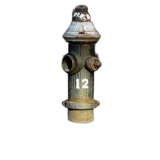 bottle, staff, jewelry, 3d render, weathered, fire, hydrant, number transparent PNG cut-out