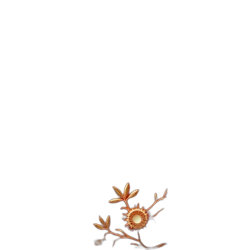 flower, tree, creature, crown, concept art, pixel art, watercolor, 3d render transparent PNG cut-out