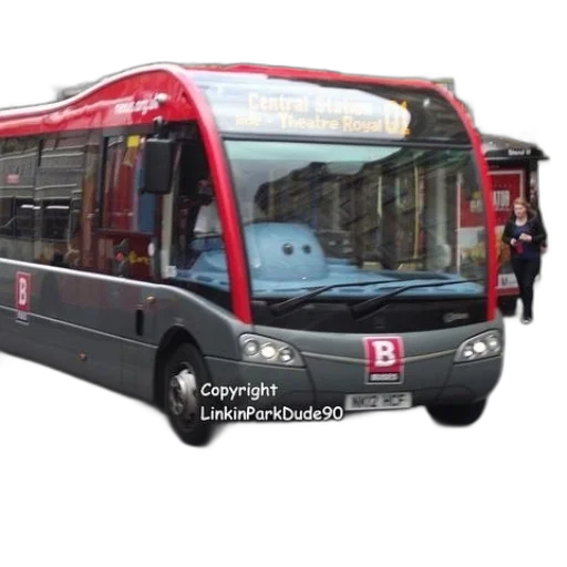 car, 3d render, photorealistic, concept art, red, gray, bus, destination transparent PNG cut-out
