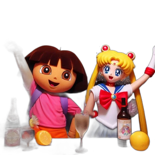 staff, 3d render, concept art, cartoon, anime, dora, explorer, sailor transparent PNG cut-out