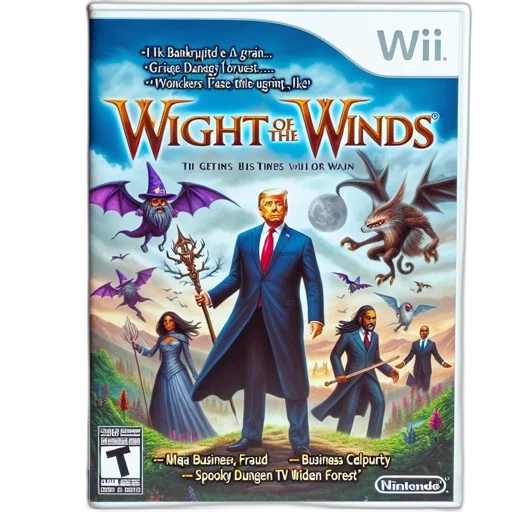 video, game, cover, featuring, weight, winds, wii, fantasy transparent PNG cut-out